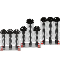 Best Glasspülbürste mit Metallboden | 3x18 cm Gläserspülbürsten