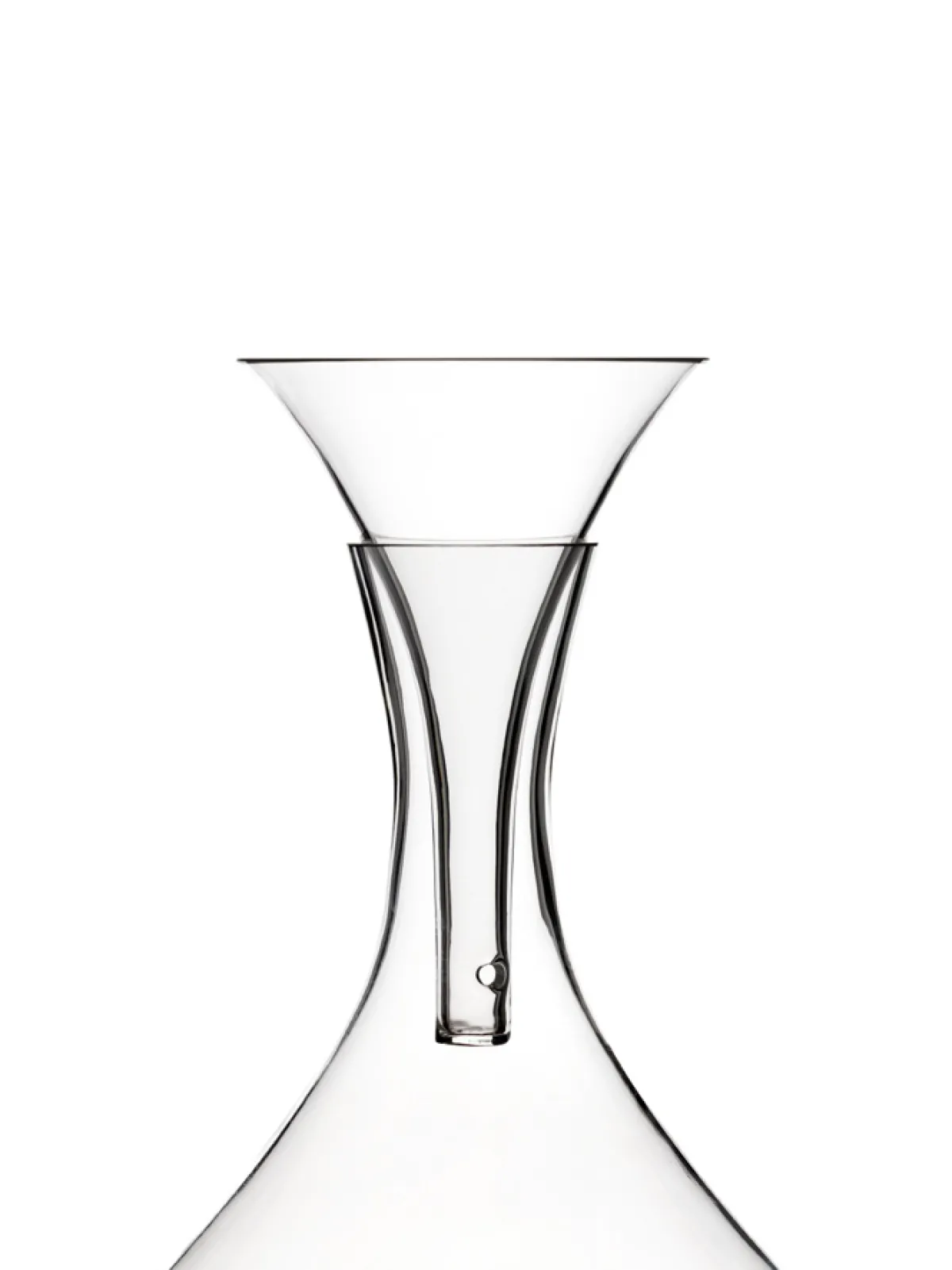 Hot Glas-Trichter für Dekanter | Weindekanter