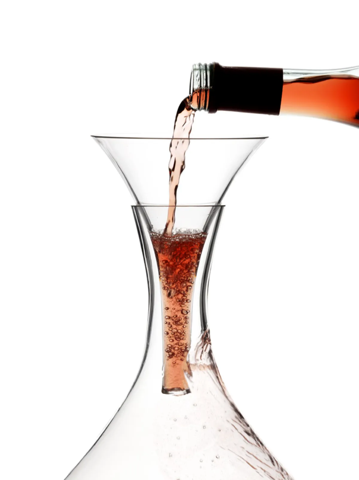 Hot Glas-Trichter für Dekanter | Weindekanter