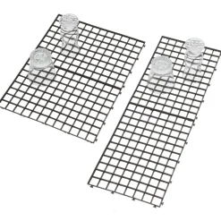 Best Gläser-Abtropfmatte Schwarz | 30x20 cm - 4 Stück Gläsermatten