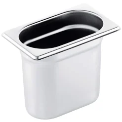 Outlet GN 1/9 Behälter - Edelstahl - GN Essentials | 15 cm Gastronomiebehälter (Gn)