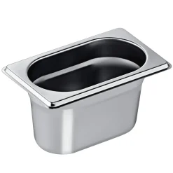 Best GN 1/9 Behälter - Edelstahl - GN Essentials | 10 cm Gastronomiebehälter (Gn)