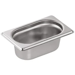 Best GN 1/9 Behälter - Edelstahl - GN Essentials | 6,5 cm Gastronomiebehälter (Gn)