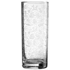 Online Highball Glas - Tattoo Verzierung | 300 ml (6 Stk) Tiki Becher|Longdrinkgläser