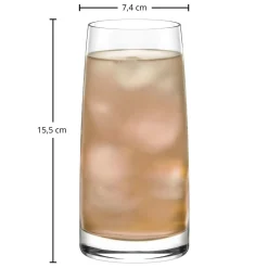 Highballglas | Experience - | 480 ml (6 Stk) Klare Wassergläser|Longdrinkgläser
