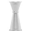 Best Japanischer Jigger | 25/50 ml - Silber matt Barmaß - Jigger