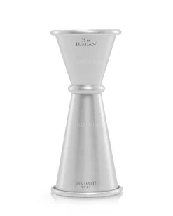 Best Japanischer Jigger | 25/50 ml - Silber matt Barmaß - Jigger