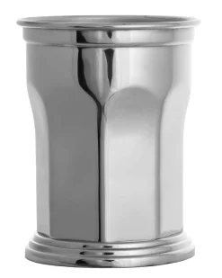 Best Julep Becher Oktagon | Silber - 390 ml Metall- Und Kupferbecher