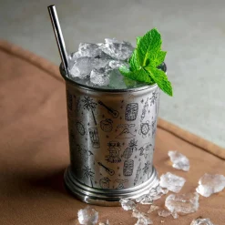 Discount Julep Becher Tiki | Verziert - 400 ml Tiki Becher|Metall- Und Kupferbecher