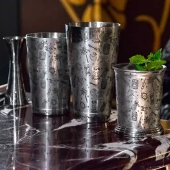 Discount Julep Becher Tiki | Verziert - 400 ml Tiki Becher|Metall- Und Kupferbecher