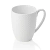 Outlet Kaffeetasse Karomuster | Weiß - 300 ml (4 Stk) Heißgetränke