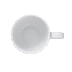 Outlet Kaffeetasse Karomuster | Weiß - 300 ml (4 Stk) Heißgetränke