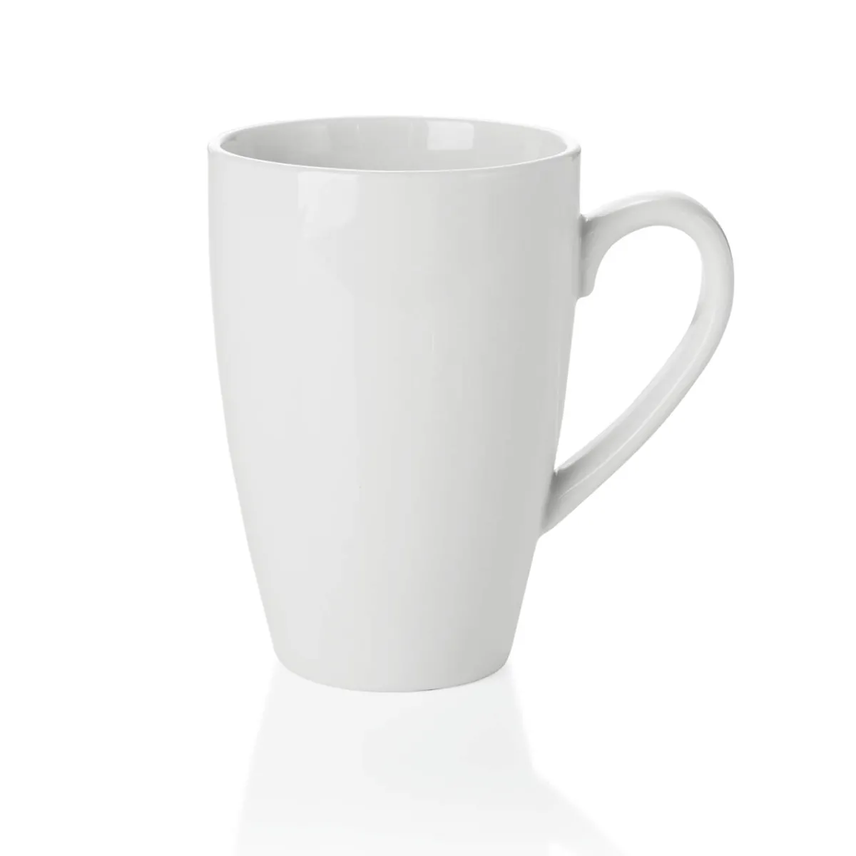 Best Kaffeetasse konisch - Weiß | Porzellan - 300ml (6 Stk) Heißgetränke