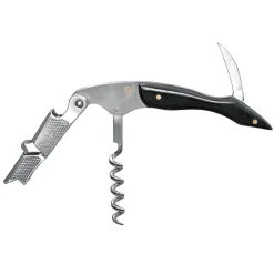 New Kellnermesser mit Ebenholzgriff Korkenzieher