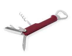 Clearance Kellnermesser mit Kapselheber | Rot Korkenzieher