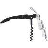 Outlet Kellnermesser mit 2-stufigem Hebel | Schwarz Korkenzieher