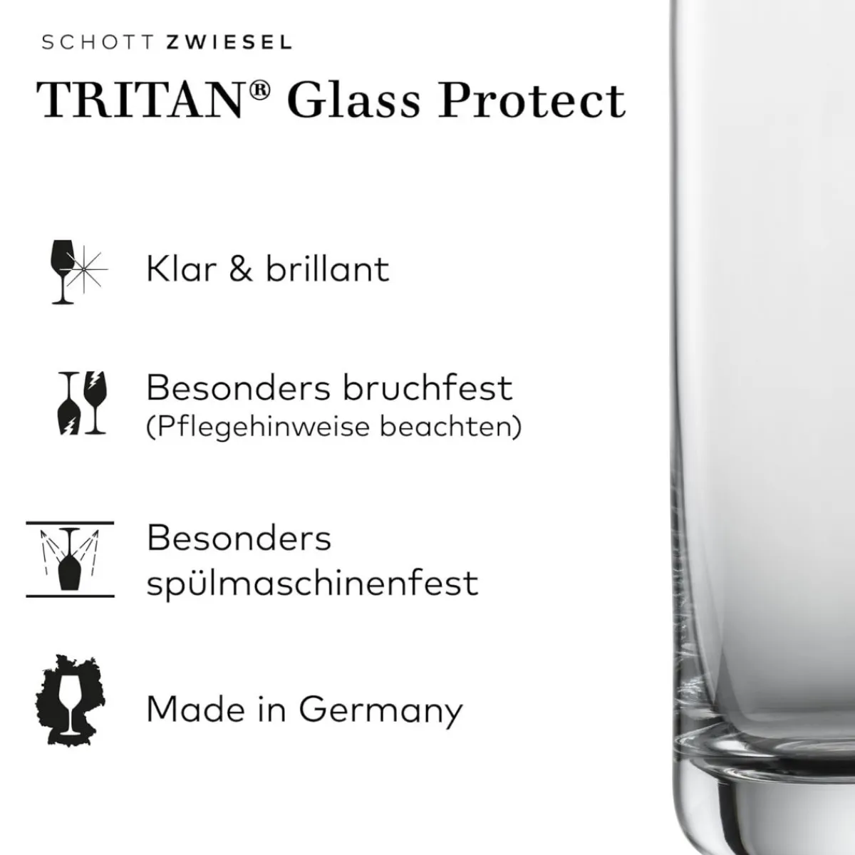 New Longdrink Glas | Convention - | 370 ml Klare Wassergläser|Longdrinkgläser
