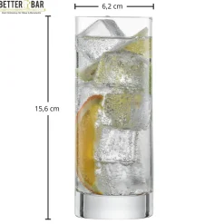 Outlet Longdrink Glas | Paris - | 350 ml Kristallgläser|Longdrinkgläser