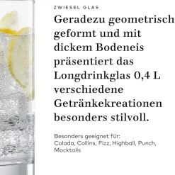 Online Longdrink Glas | Paris - | 470 ml Kristallgläser|Gin & Tonic Gläser