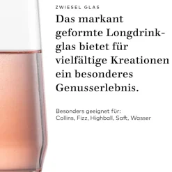 Hot Longdrink Glas | Pure - | 540 ml Kristallgläser|Longdrinkgläser