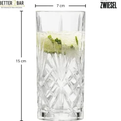 New Longdrink Glas | Show - | 370 ml Kristallgläser|Gin & Tonic Gläser