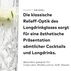 New Longdrink Glas | Show - | 370 ml Kristallgläser|Gin & Tonic Gläser