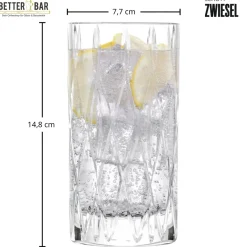New Longdrinkglas | Age - | 410 ml Klare Wassergläser|Longdrinkgläser
