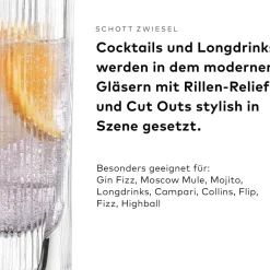 Sale Longdrinkglas | Fave - | 410 ml Klare Wassergläser|Longdrinkgläser