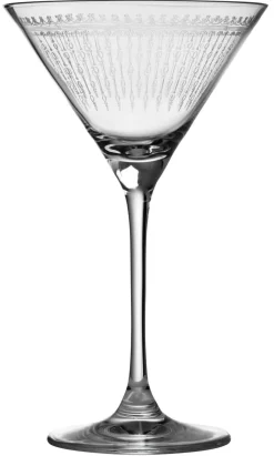 Best Martiniglas Verdot | 1920er Verzierung - 210 ml Martinigläser