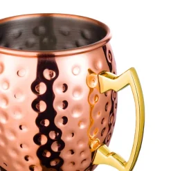 Sale Moscow Mule Kupferbecher | gehämmert - 400 ml Metall- Und Kupferbecher