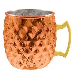 Moscow Mule Kupferbecher Pineapple | 550 ml Metall- Und Kupferbecher