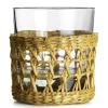 Old Fashioned Glas - Seegras Korb | 300 ml (6 Stk) Tiki Becher|Tumbler / Old Fashioned Gläser