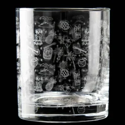 Best Old Fashioned Glas - Tiki Verzierung | 250ml Tiki Becher|Tumbler / Old Fashioned Gläser