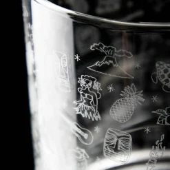 Best Old Fashioned Glas - Tiki Verzierung | 250ml Tiki Becher|Tumbler / Old Fashioned Gläser