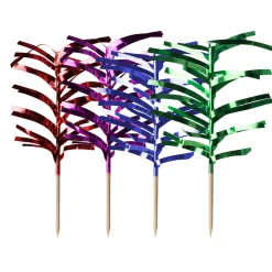 Outlet Partypicker "Palmblätter" | 12 cm - Papstar Pure (144 Stk) Cocktailspieße|Cocktailspieße & -Dekoration