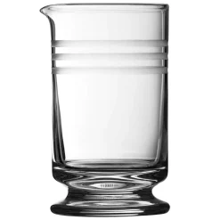 Online Rührglas Calabrese mit Standfuß - Rillenmuster | 600 ml Cocktail Rührgläser