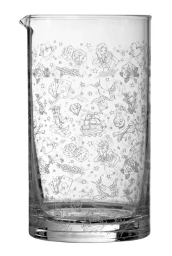 Online Rührglas Tattoo | Verziert - 700 ml Cocktail Rührgläser
