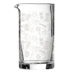 Hot Rührglas Tiki | Verziert - 700 ml Cocktail Rührgläser