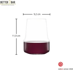 Online Rotwein Tumbler | Up - | 550 ml (6 Stk) Klare Wassergläser|Spezielle Weingläser