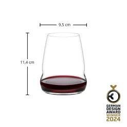 Sale Rotweinbecher | Cocoon - | 560 ml (6 Stk) Klare Wassergläser|Spezielle Weingläser