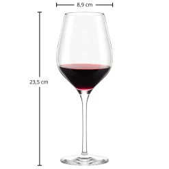 Hot Rotweinglas | Exquisit Royal - | 480 ml (6 Stk) Rotweingläser