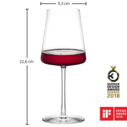 Rotweinglas | Power - | 520 ml (6 Stk) Kristallgläser|Rotweingläser