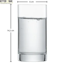 Best Saftglas | Paris - | 250 ml (6 Stk) Kristallgläser|Klare Wassergläser