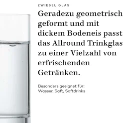 Best Saftglas | Paris - | 250 ml (6 Stk) Kristallgläser|Klare Wassergläser