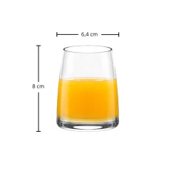 Hot Saftglas klein | Experience - | 150 ml (6 Stk) Klare Wassergläser