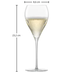 Best Schaumweinglas Premium | | 385 ml (6 Stk) Sektgläser