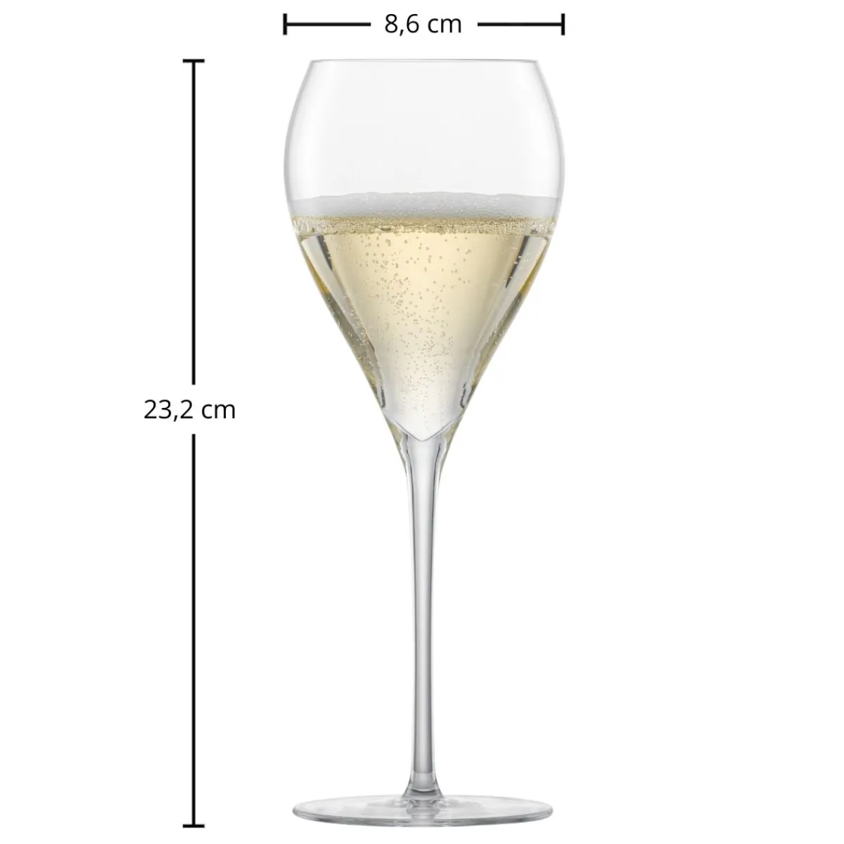 Best Schaumweinglas Premium | | 385 ml (6 Stk) Sektgläser