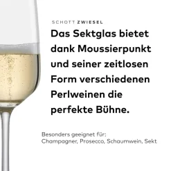 New Sektglas | Taste - | 0,1l Eiche - 280 ml (6 Stk) Geeichte Weingläser