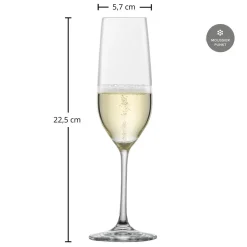 Best Sektglas | Vina - | 230 ml (6 Stk) Sektgläser