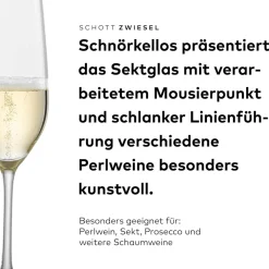 Best Sektglas | Vina - | 230 ml (6 Stk) Sektgläser
